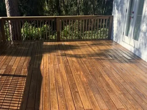 fence and deck